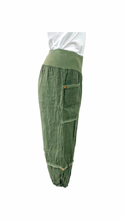 Linen Button Cropped Pant/Shorts