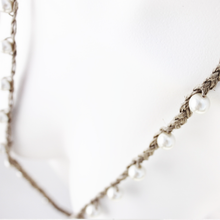 Linen Necklace - Colombe