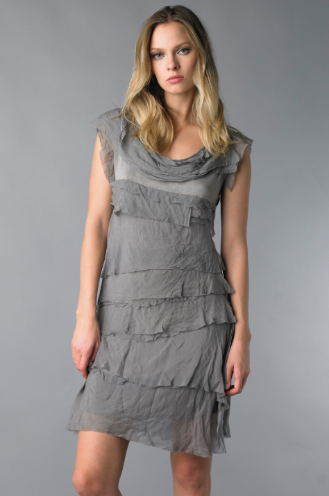 Short Silk Layered Dress (Multiple Colors) Mercantile Home & Apparel Short Silk Layered Dress (Multiple Colors) Mercantile Home & Apparel