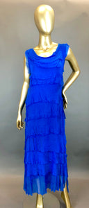 Long Silk Layered Dress (Multiple Colors)