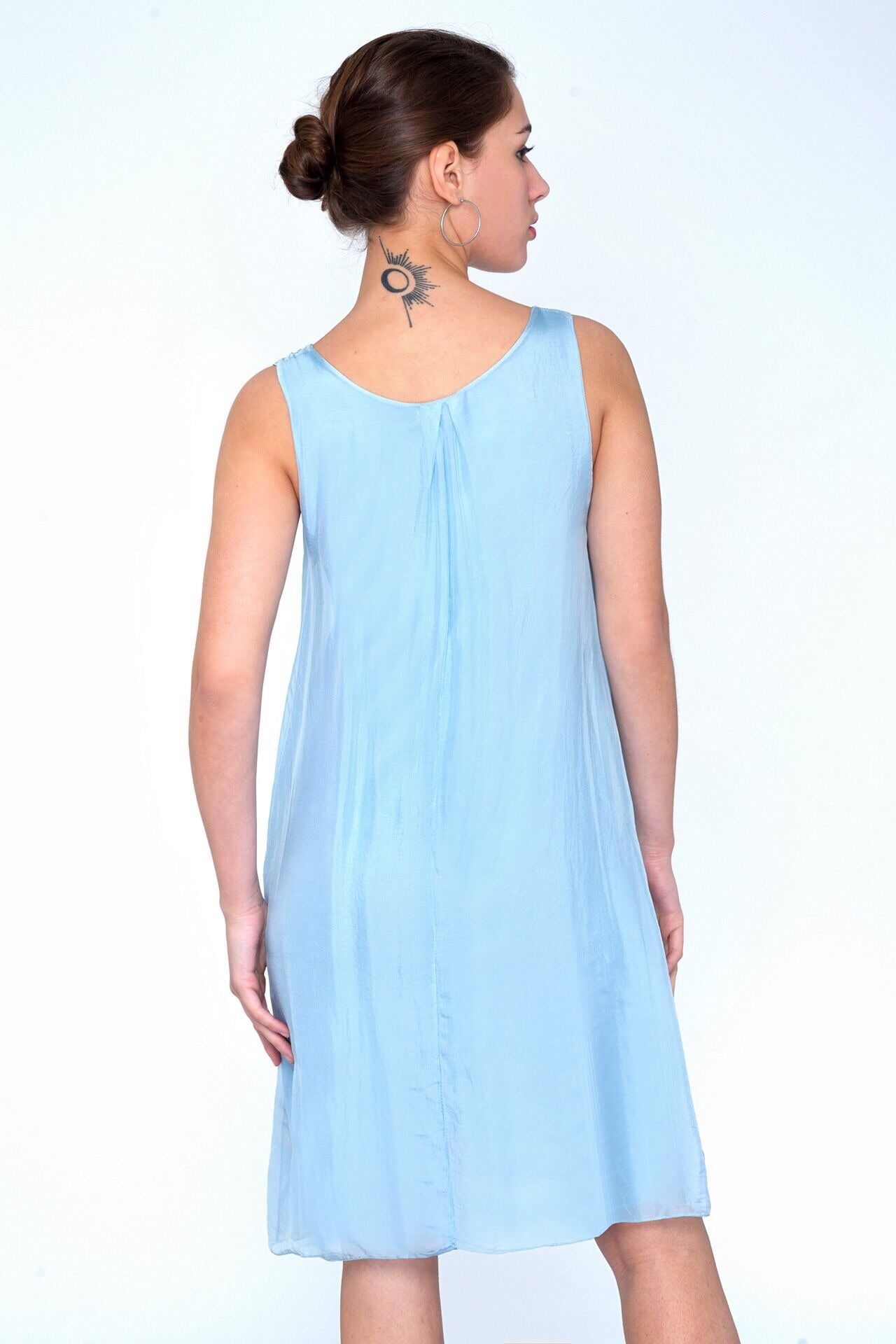 Short Silk Tank Dress Mercantile Home & Apparel Short Silk Tank Dress Mercantile Home & Apparel